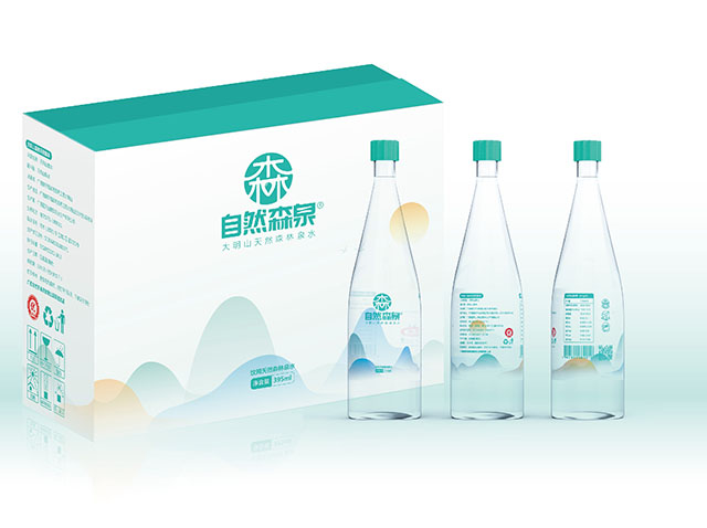 瓶装水包装设计案例-自然森泉高端水