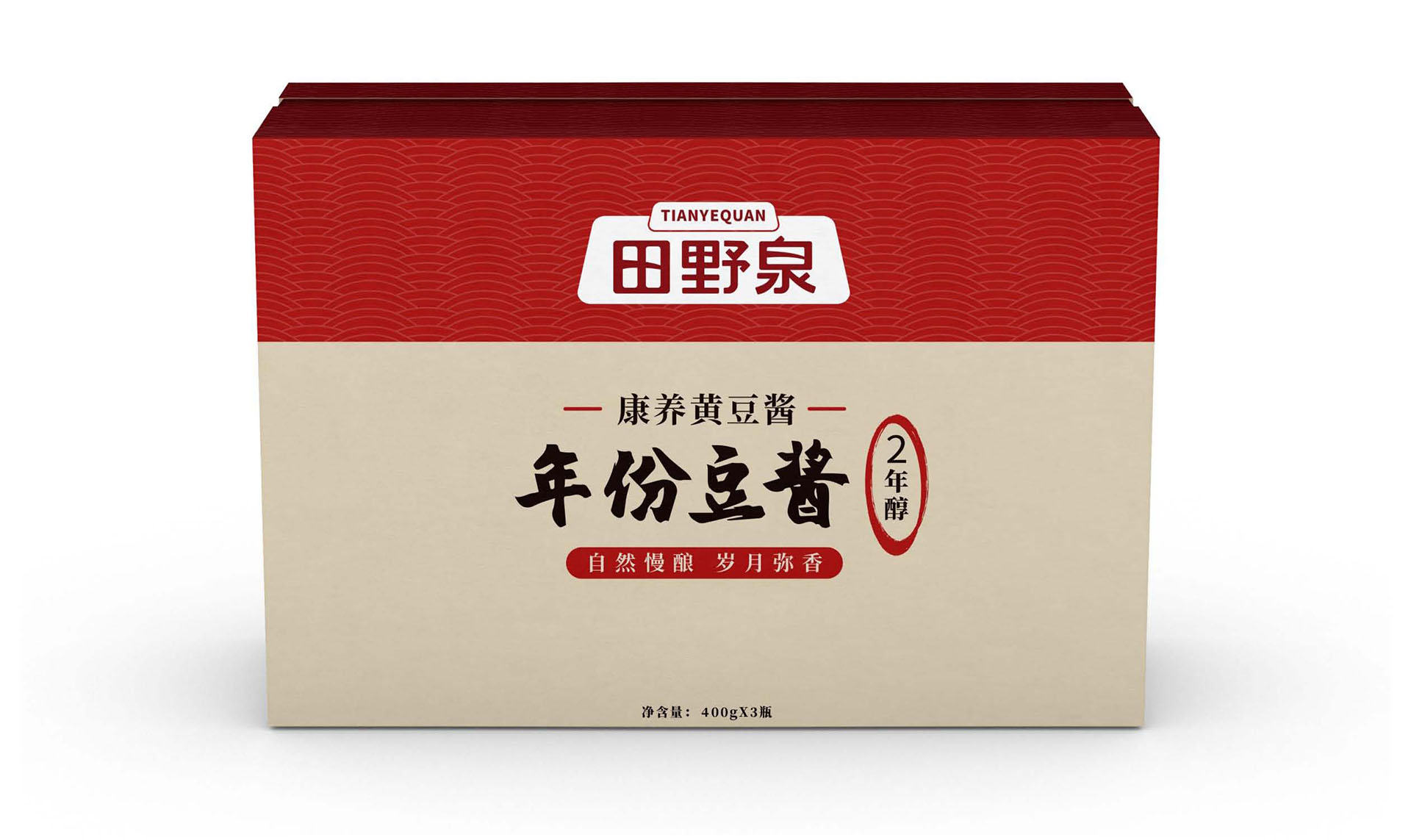 田野泉年份酱-产品包装设计创意图