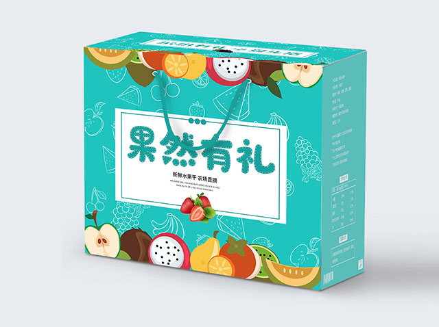 简约清新可爱卡通水果包装礼盒设计欣赏