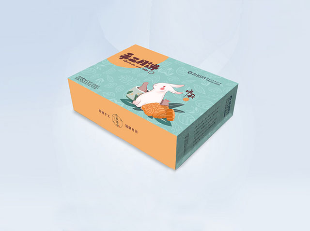 中秋月饼包装盒设计欣赏-手工月饼